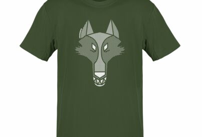 MQ WOLF - Pure Organic Shirt Herren - grün